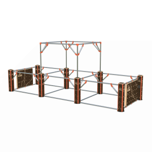structure tubulaire large de la marque brick