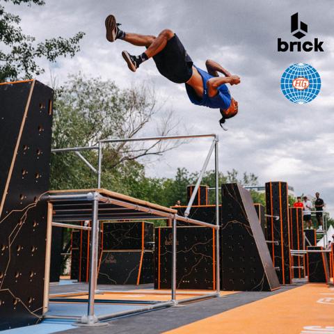 Brick as supplier for the 2nd @figymnastics parkour world championships!